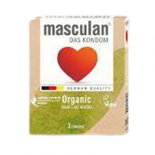 Óvszer masculan organic vegán 3 db