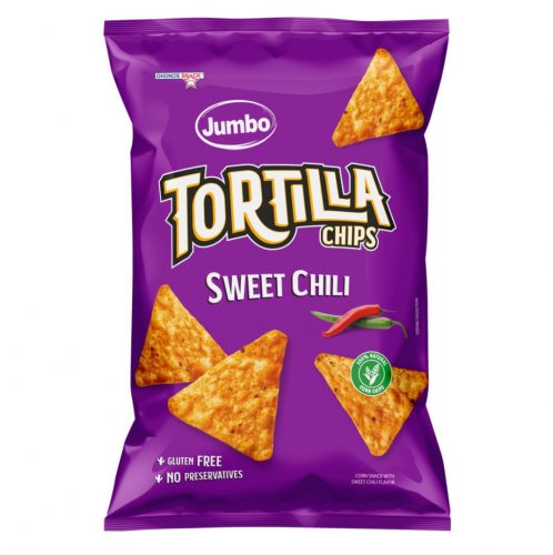 Jumbo tortilla chips sweet chili ízesítésű 100 g