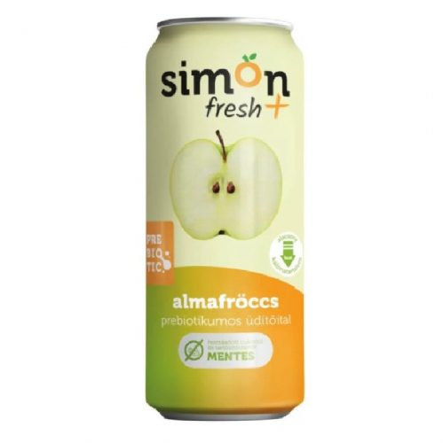 Simon gyümölcs fresh prebiotikumos almás szénsavas üditőital 330 ml