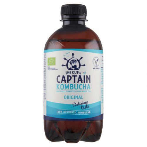 Captain bio kombucha élőflórás ital original 400 ml