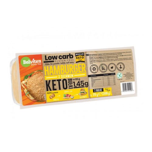 Balviten gluténmentes keto low carb hamburger buci 2x85g 170 g