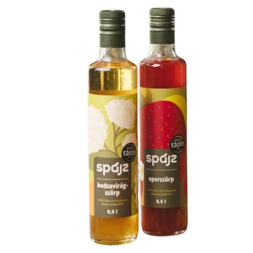 Spájz karácsonyi szörpcsomag (bodzavirág-eper) 2x500ml 1000 ml