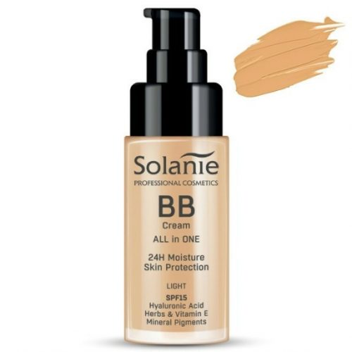 Solanie BB krém Hialuronsavval és Fényvédővel SPF15 –; Világos 30ml