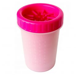 Műanyag mancsmosó pohár, közepes (BBM)