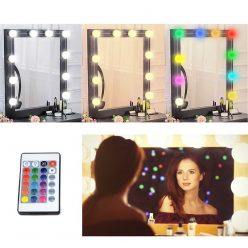 Színes fésülködő asztali RGB lámpa a sminktükörhöz