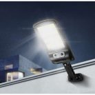 Izoxis Napelemes kültéri lámpa külső panellel (120 LED)