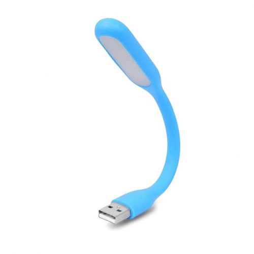 Rugalmas szilikon USB lámpa - kék