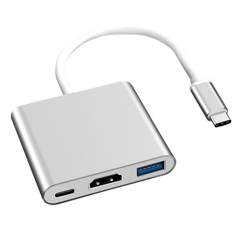 Adapter 3 az 1-ben hub usb-c usb 3.0 hdmi