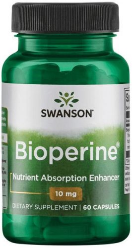 Swanson BioPerine 10mg 60 kapszula