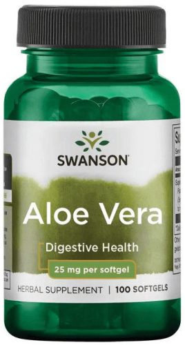 Swanson Aloe Vera 25mg 100 kapszula