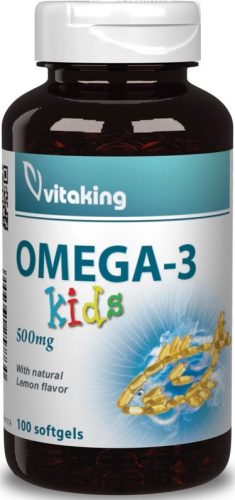 Vitaking Omega-3 Kids 500mg (100) lágykapszula