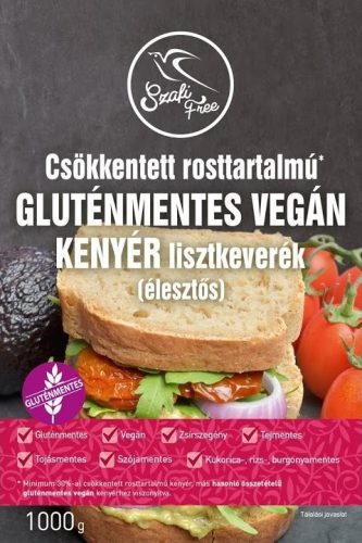 Szafi Free Gluténmentes vegán kenyér lisztkev. 1kg csökkentett rosttartalmú