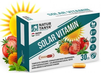 Natur Tanya® Solar vitamin 30db kapszula napozóvitamin