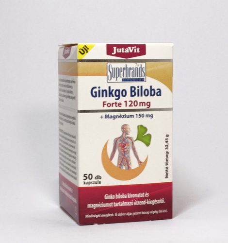 JutaVit Ginkgo Biloba 120mg+ Magnézium 150mg 50x kapszula