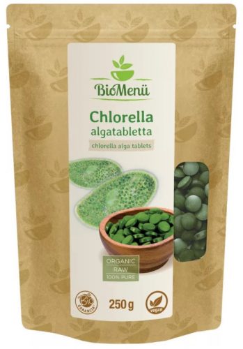 BIO Chlorella alga tabletta 250g BioMenü