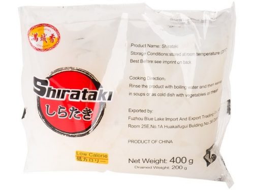 Shirataki Udon forma konjac tészta 400g